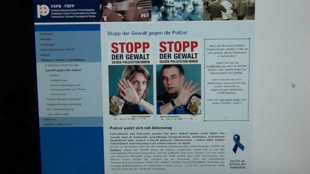 Dr. Sdf. Sean Hross von Schweizer Polizei geschlagen; Terror an Ausländern