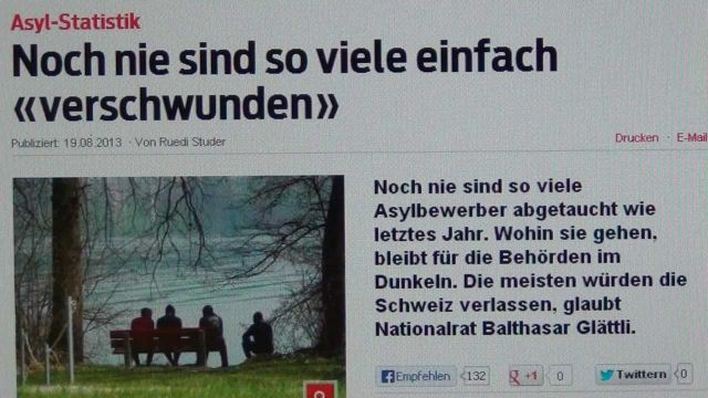 Death Squads in Switzerland: 10.000`s Asylum Seekers Vanished (Todesschwadronen in Schweiz)