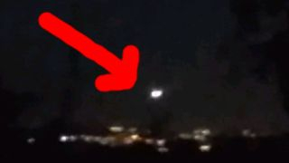 Large bright UFO in Israel - עב