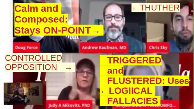 Watch Andrew Kaufman Trigger Judy Mikovits by Simply Stating the Truth - AND SHE LOSES IT! 72777